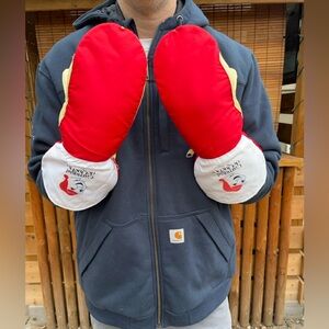 Vintage 70s Carnaval de Quebec Snowmobile Gloves